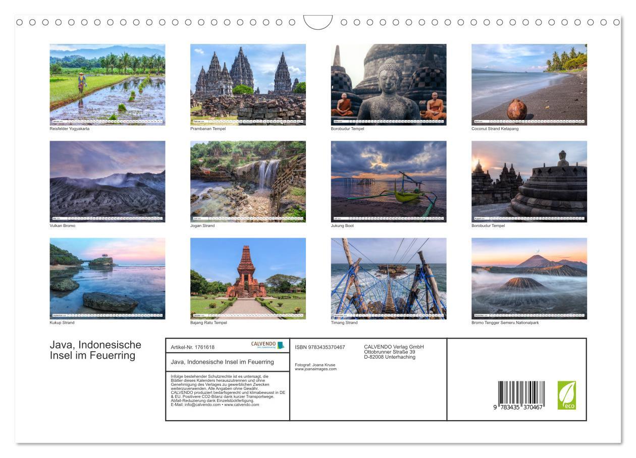 Bild: 9783435370467 | Java, Indonesische Insel im Feuerring (Wandkalender 2025 DIN A3...