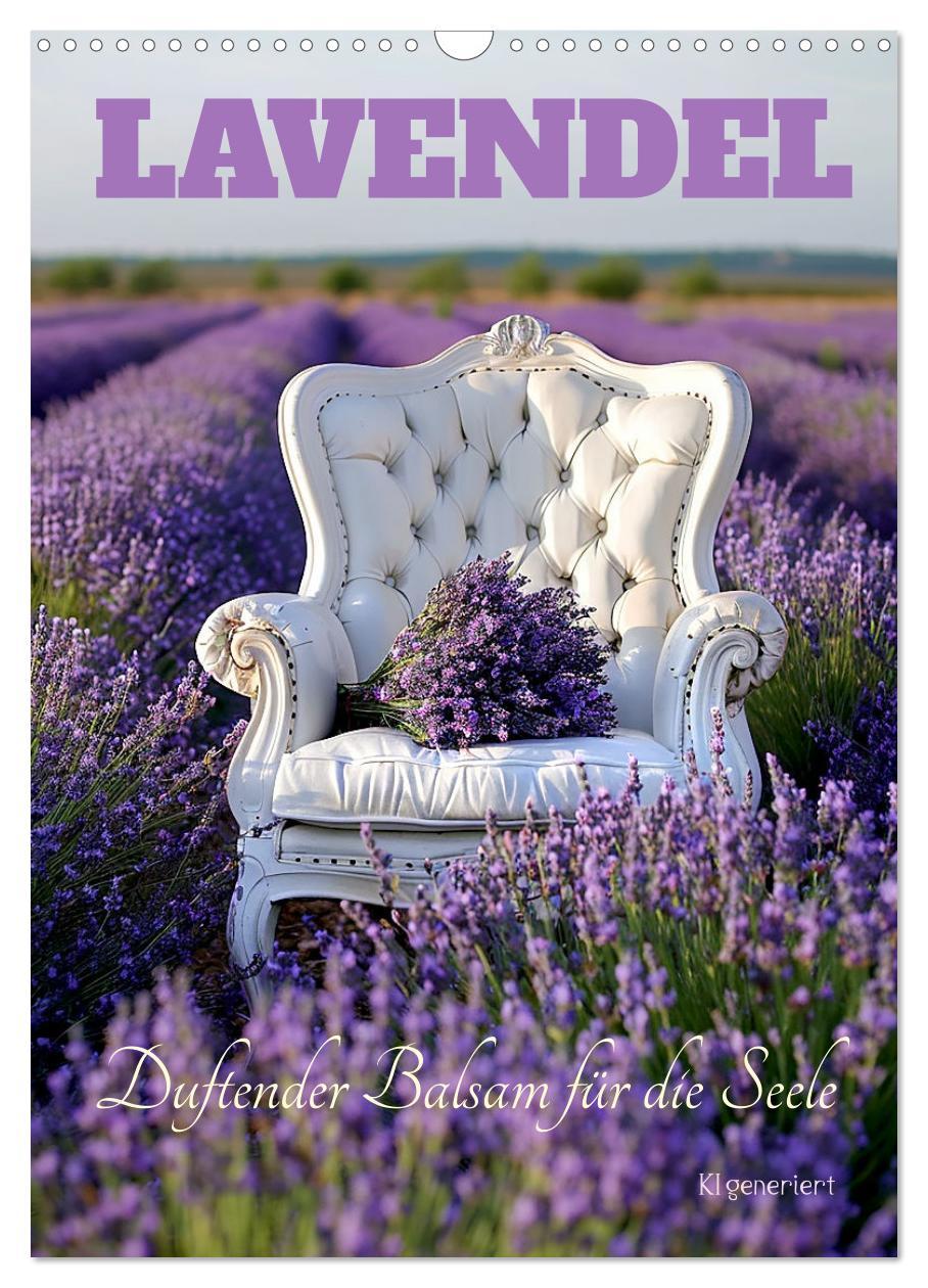 Cover: 9783383827273 | Lavendel (Wandkalender 2025 DIN A3 hoch), CALVENDO Monatskalender