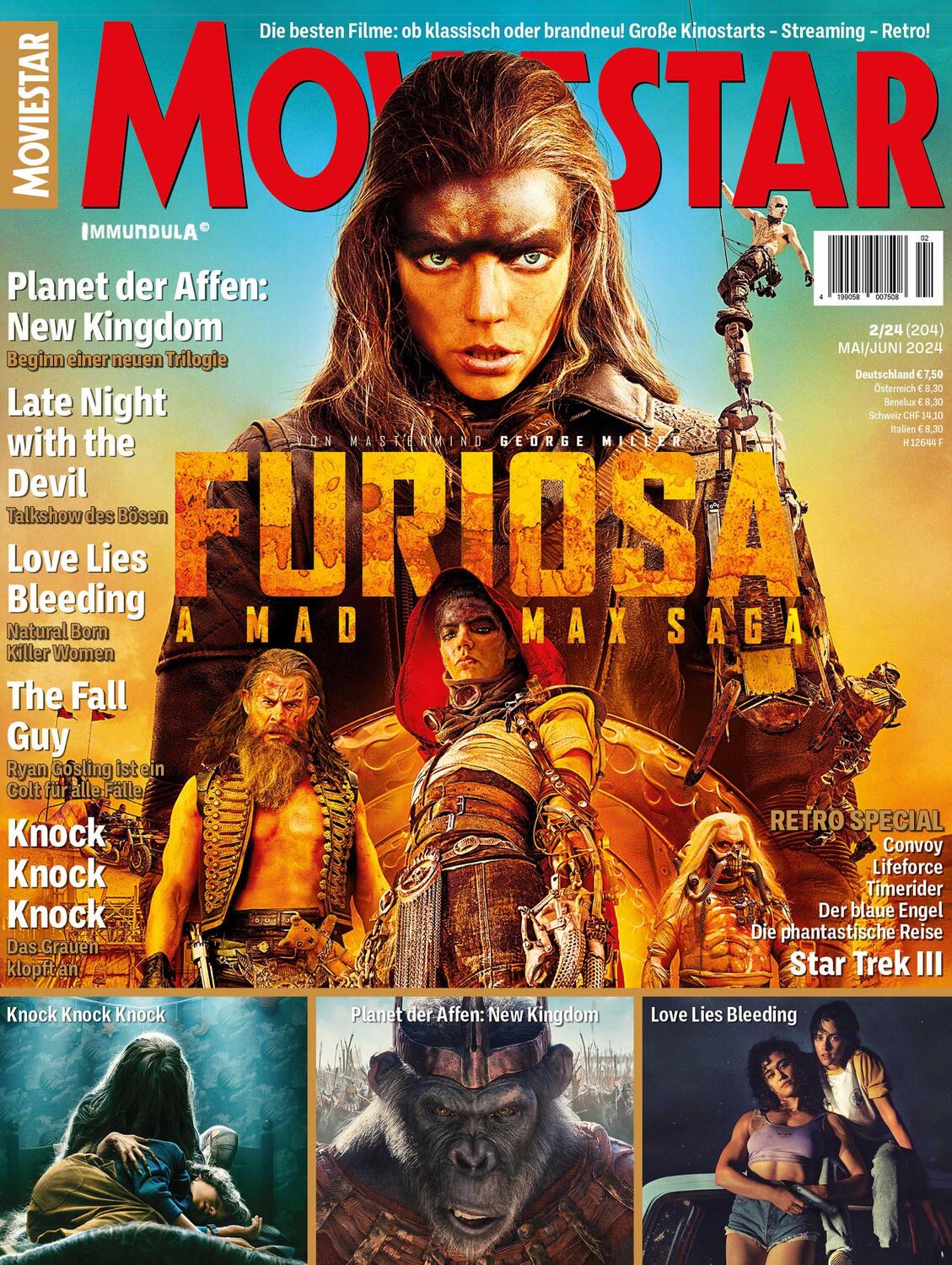 Cover: 9783959365369 | MOVIESTAR Ausgabe Mai/Juni 2024 (#204) | Björn Sülter (u. a.) | 82 S.