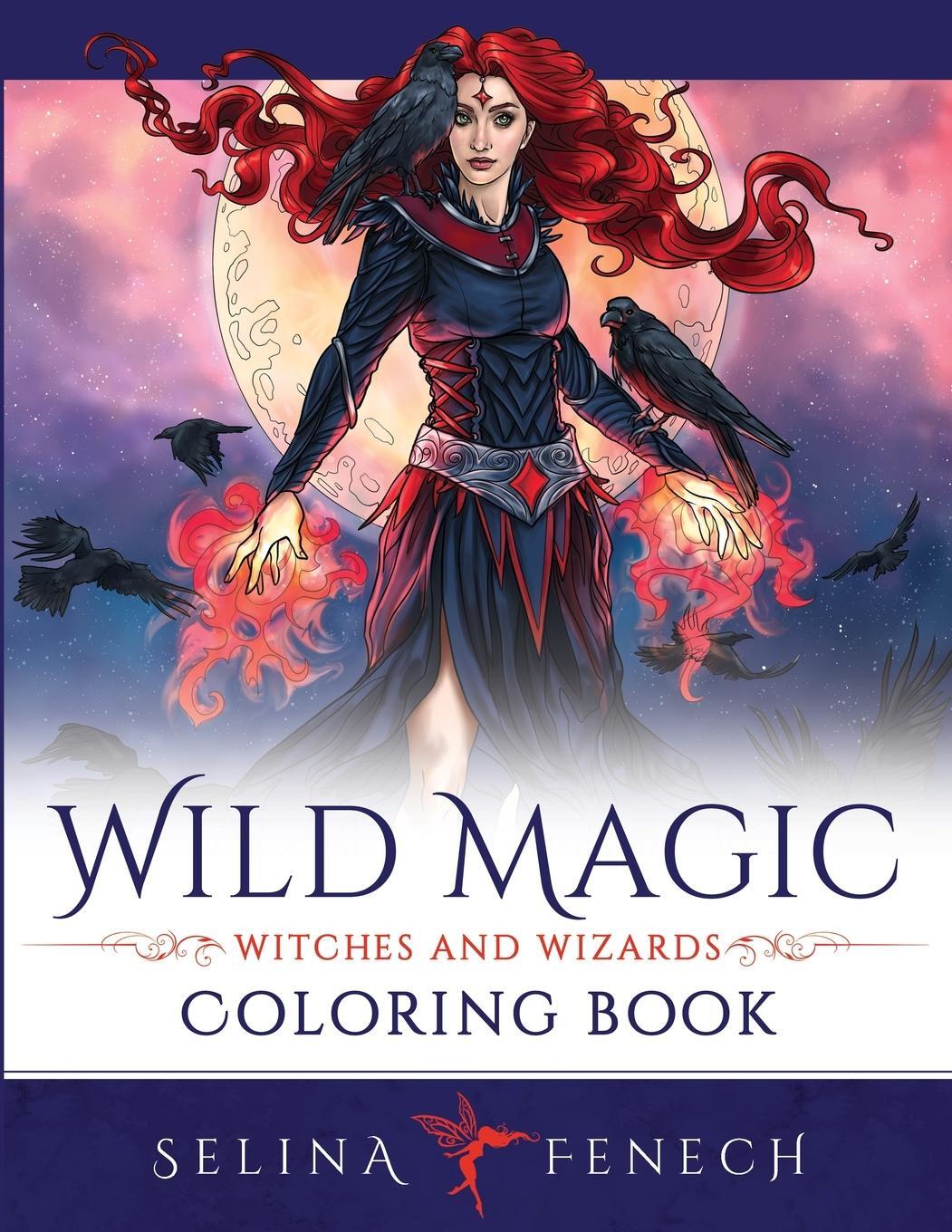 Cover: 9781922390356 | Wild Magic - Witches and Wizards Coloring Book | Selina Fenech | Buch