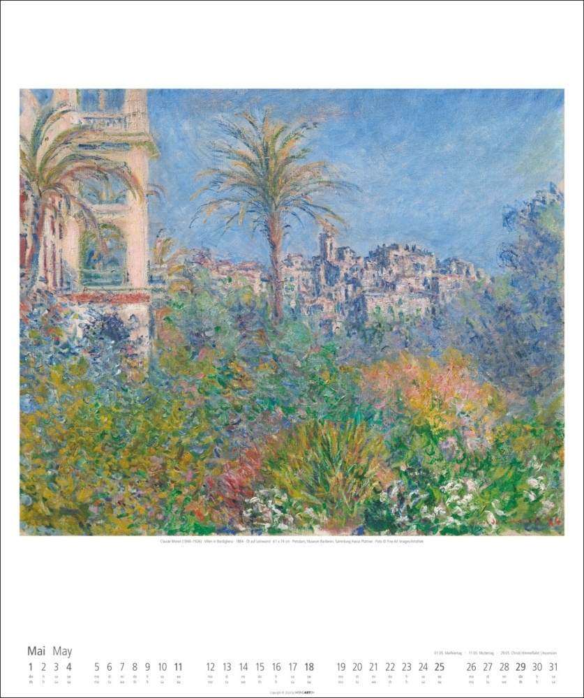 Bild: 9783839900185 | Claude Monet Im Garten Kalender 2025 - Im Garten | Claude Monet | 2025