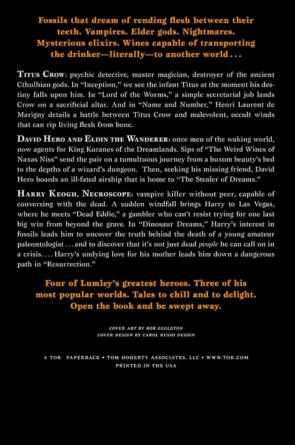 Rückseite: 9780765310606 | Harry Keogh | Necroscope and Other Weird Heroes! | Lumley Brian | Buch