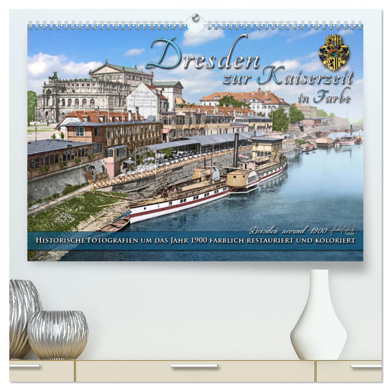 Cover: 9783675567375 | Historisches Dresden um 1900 neu restauriert und detailkoloriert...