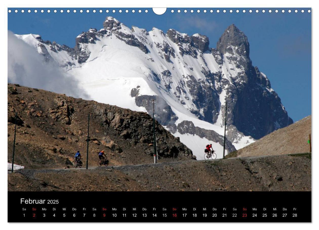 Bild: 9783435833917 | Alpenpässe auf dem Rennrad Vol. 1 (Wandkalender 2025 DIN A3 quer),...