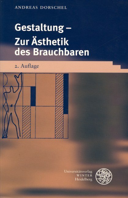 Cover: 9783825314835 | Gestaltung | Zur Ästhetik des Brauchbaren | Andreas Dorschel | Buch