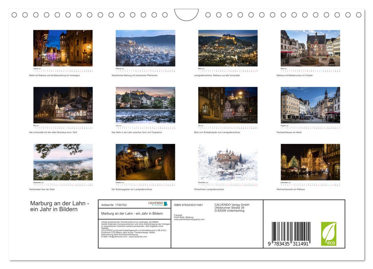 Bild: 9783435311491 | Marburg an der Lahn - ein Jahr in Bildern (Wandkalender 2025 DIN A4...