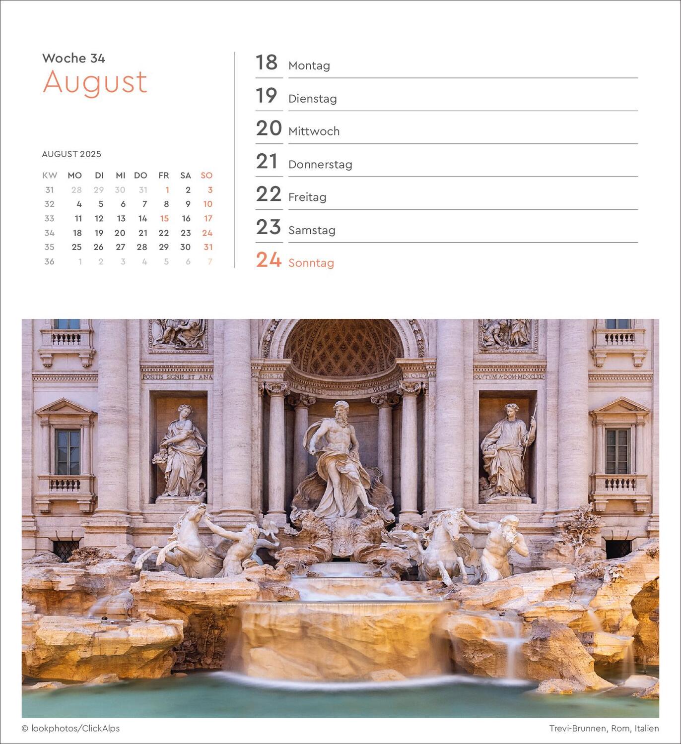 Bild: 9783965913974 | Unterwegs in aller Welt - KUNTH Postkartenkalender 2025 | Kalender