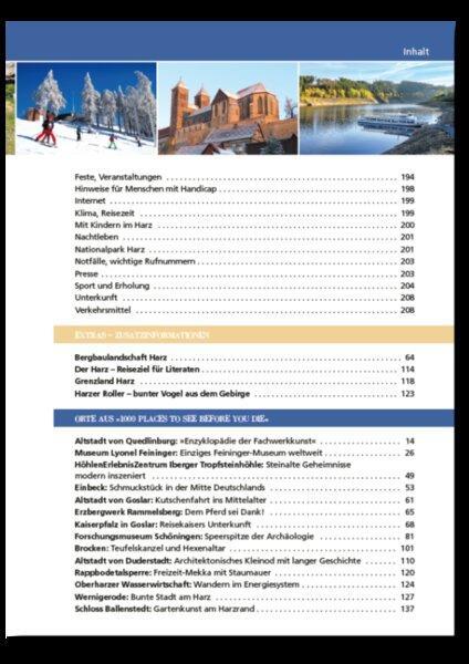 Bild: 9783961416332 | Reiseführer Harz. Regioführer inklusive Ebook. Ausflugsziele,...