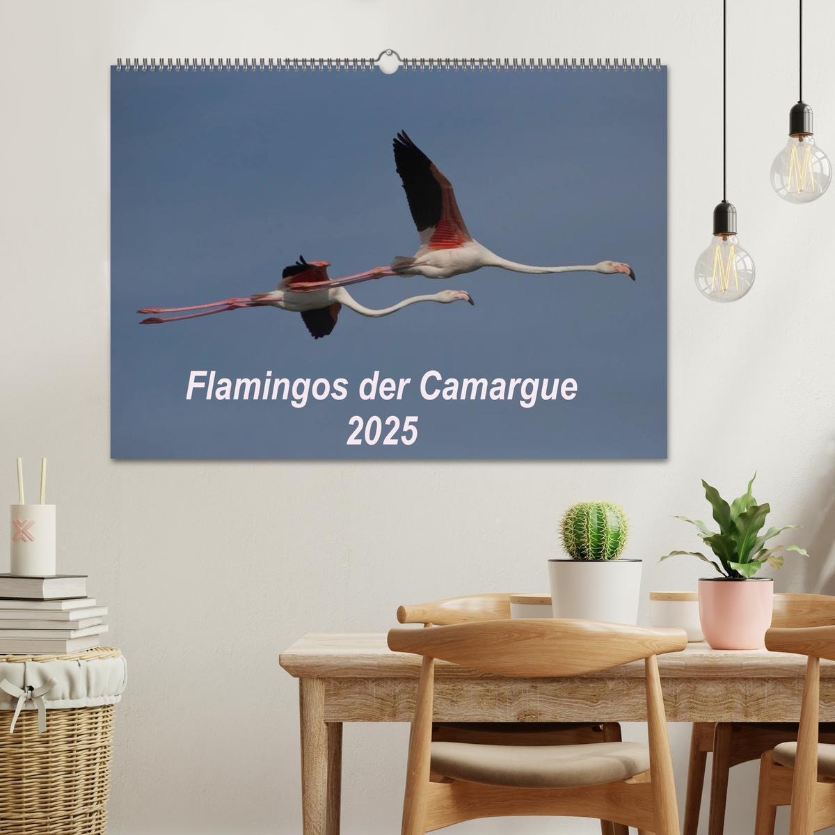 Bild: 9783435674473 | Flamingos der Camargue 2025 (Wandkalender 2025 DIN A2 quer),...