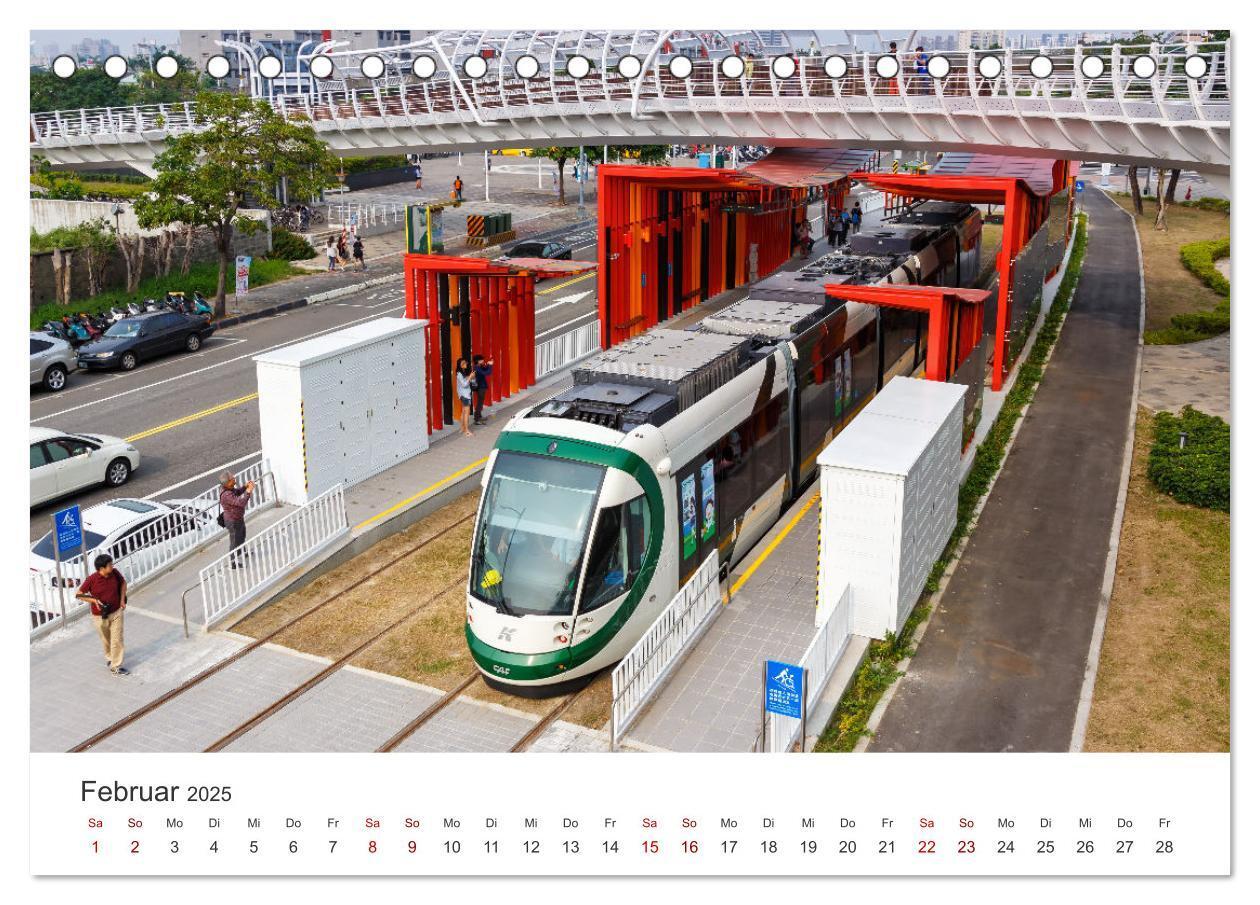 Bild: 9783435043972 | Trams und Straßenbahnen (Tischkalender 2025 DIN A5 quer), CALVENDO...