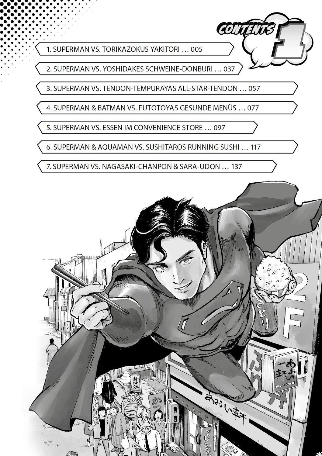 Bild: 9783741634468 | Superman vs. Meshi: Kulinarische Ausflüge nach Japan (Manga) 01 | Buch