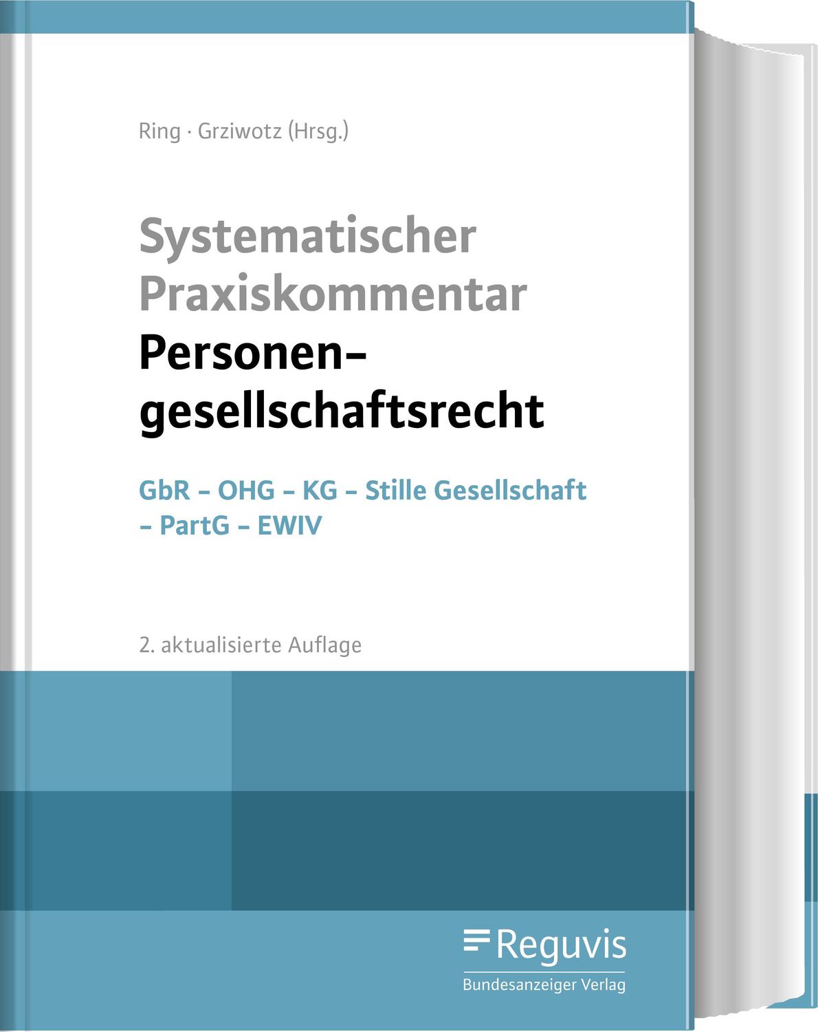 Cover: 9783846208519 | Systematischer Praxiskommentar Personengesellschaftsrecht | Buch
