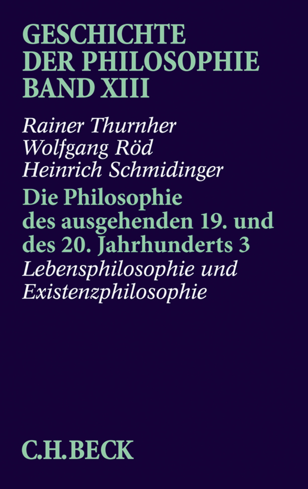 Cover: 9783406492754 | Geschichte der Philosophie Bd. 13: Die Philosophie des ausgehenden...