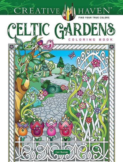 Cover: 9780486851006 | Creative Haven Celtic Gardens Coloring Book | Cari Buziak | Buch