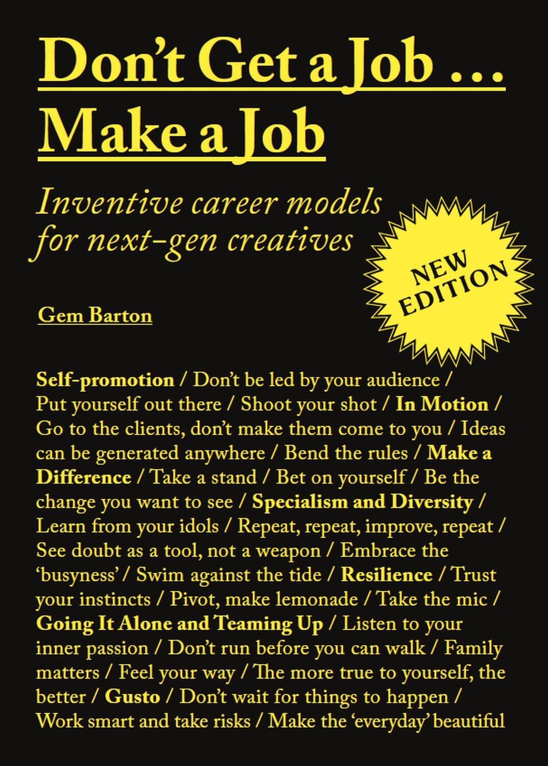 Cover: 9781529420364 | Don't Get a Job...Make a Job New Edition | Gem Barton | Taschenbuch