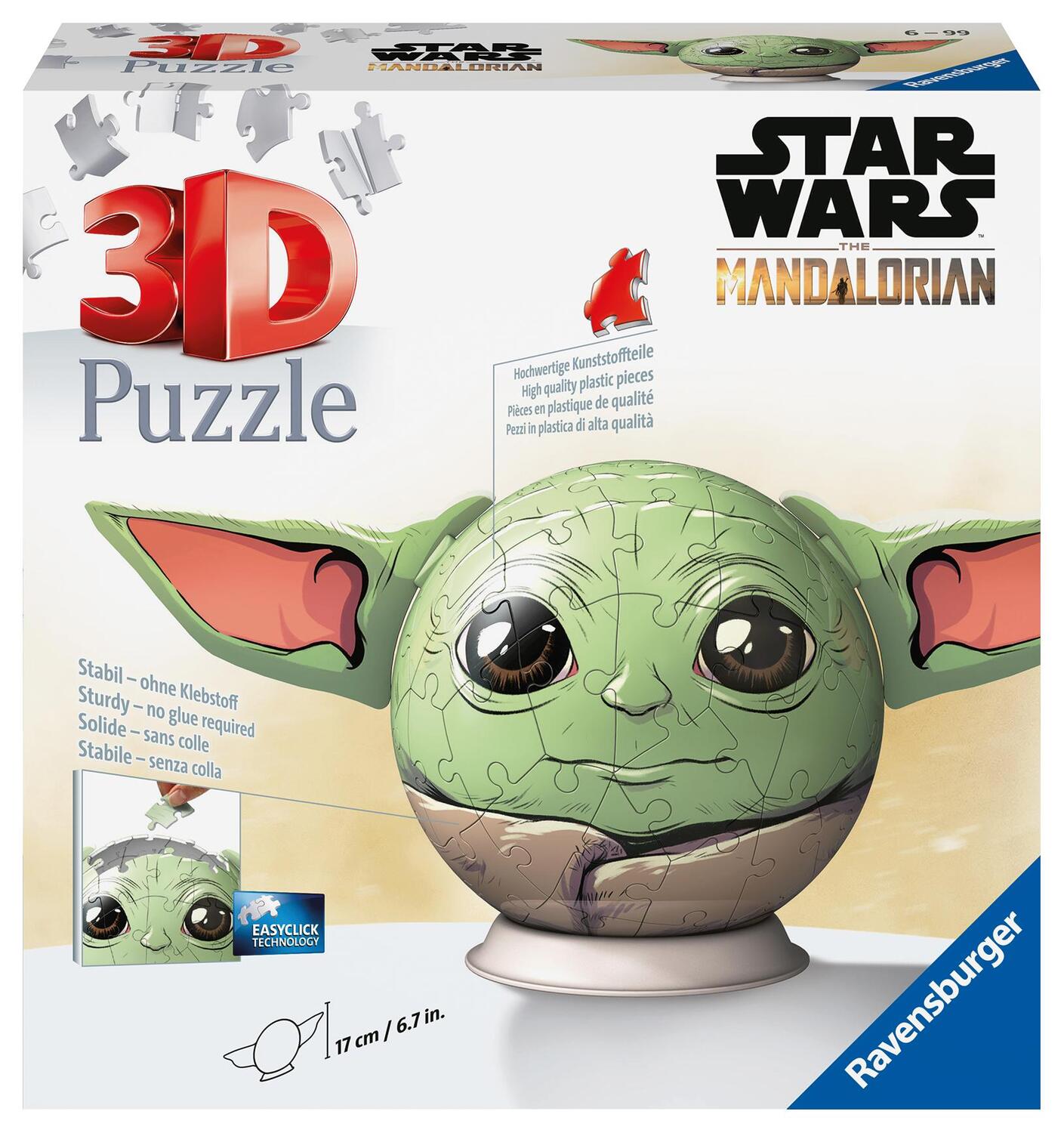 Cover: 4005556115563 | Ravensburger 3D Puzzle 11556 - Puzzle-Ball Grogu - Puzzle-Ball mit...