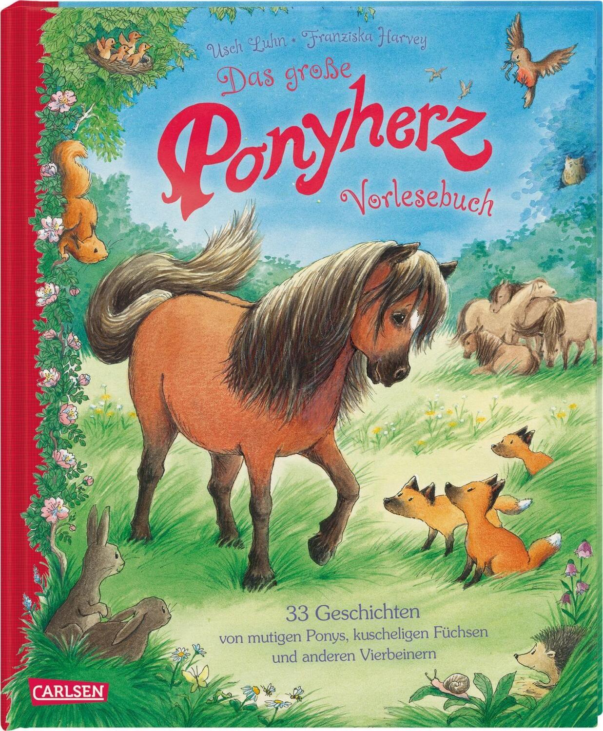 Cover: 9783551650177 | Das große Ponyherz-Vorlesebuch - 33 Geschichten von mutigen Ponys,...