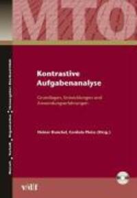 Cover: 9783728130785 | Konstrastive Aufgabenanalyse | Taschenbuch | 240 S. | Deutsch | 2006