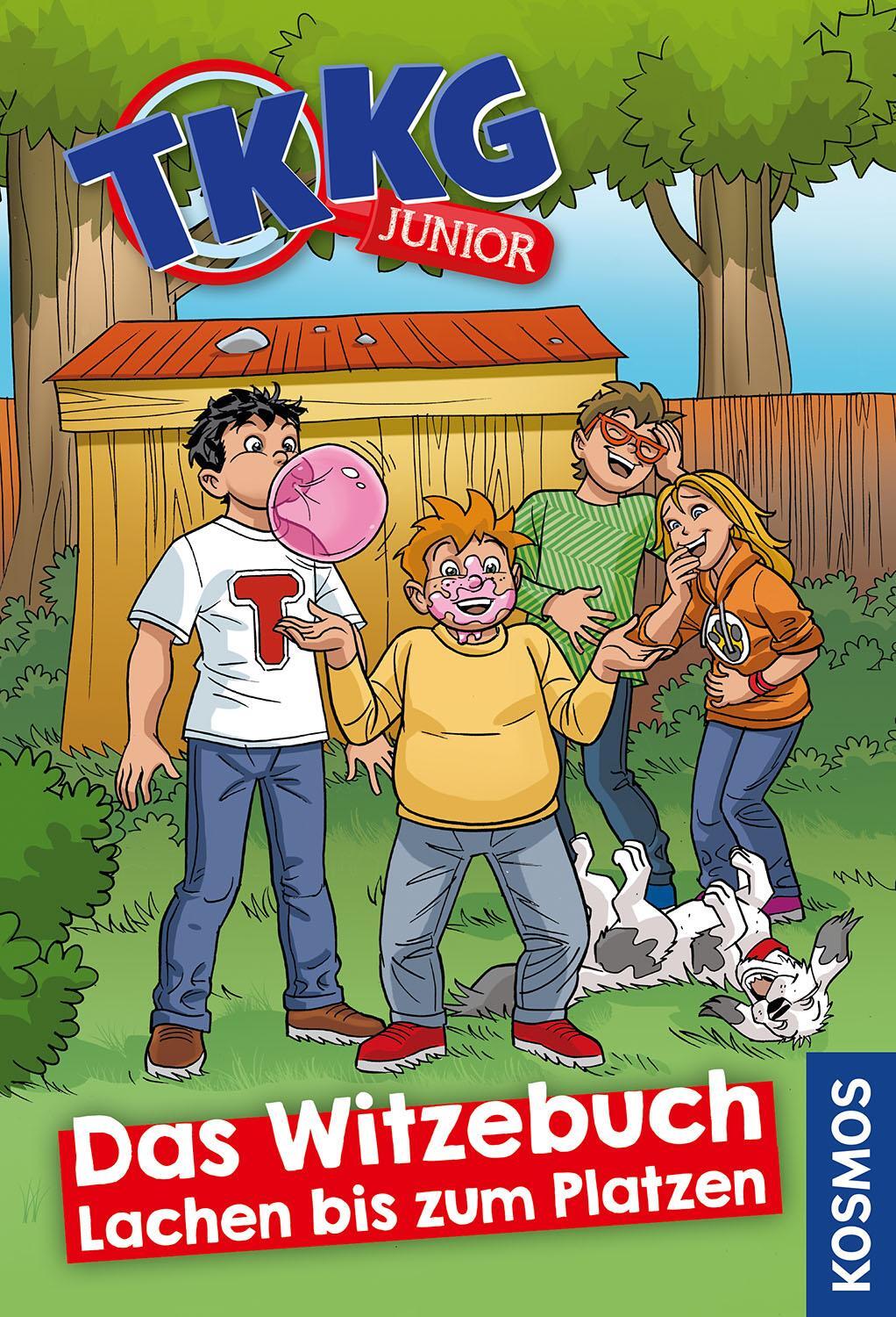 Cover: 9783440171455 | TKKG Junior, Das Witzebuch | Lachen bis zum Platzen | N. N. | Buch