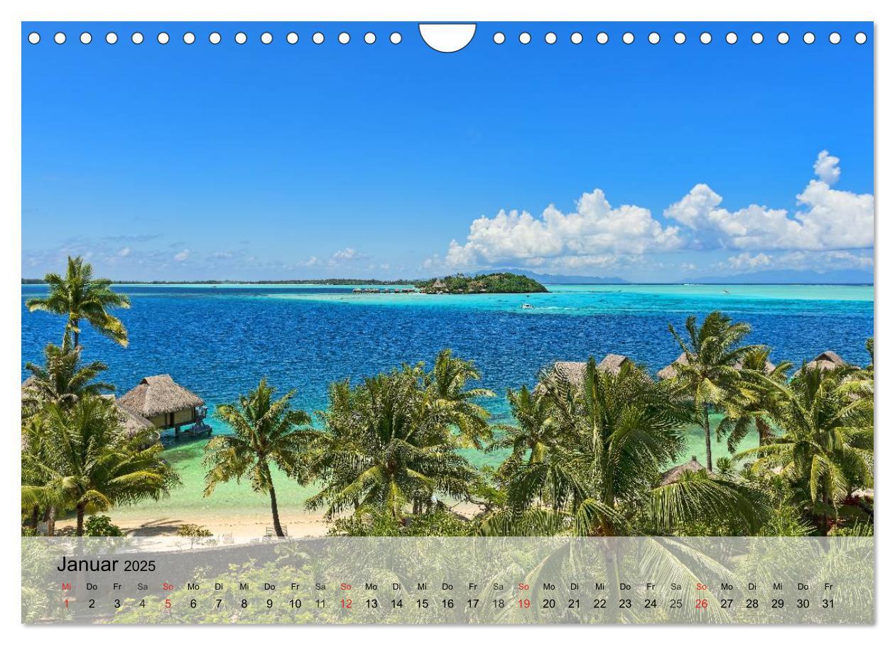 Bild: 9783435624164 | Südseeträume. Paradiese im Pazifik (Wandkalender 2025 DIN A4 quer),...