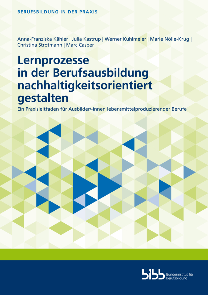 Cover: 9783847428848 | Lernprozesse in der Berufsausbildung nachhaltigkeitsorientiert...
