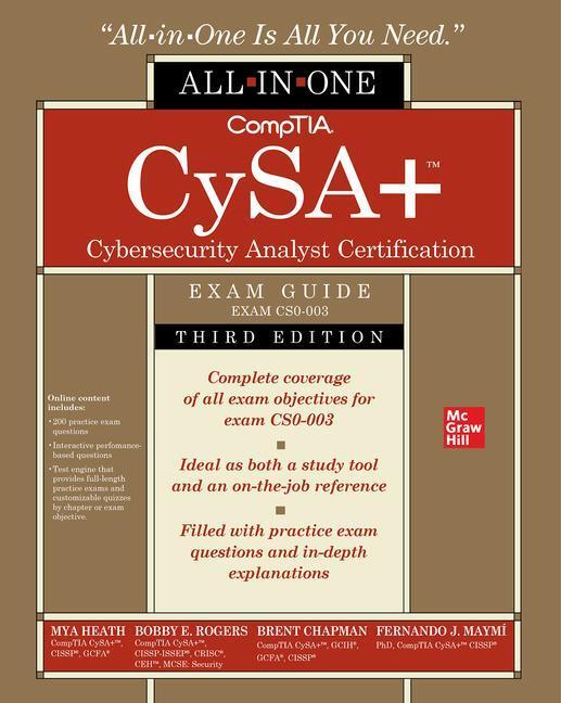 Cover: 9781260464306 | CompTIA CySA+ Cybersecurity Analyst Certification All-in-One Exam...
