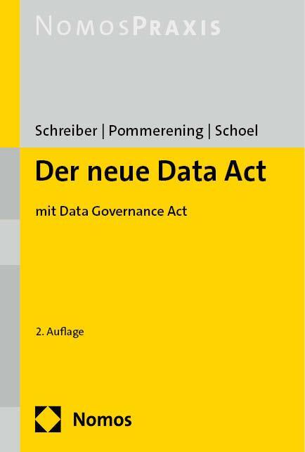 Cover: 9783756008377 | Der neue Data Act (DA) | mit Data Governance Act (DGA) | Taschenbuch