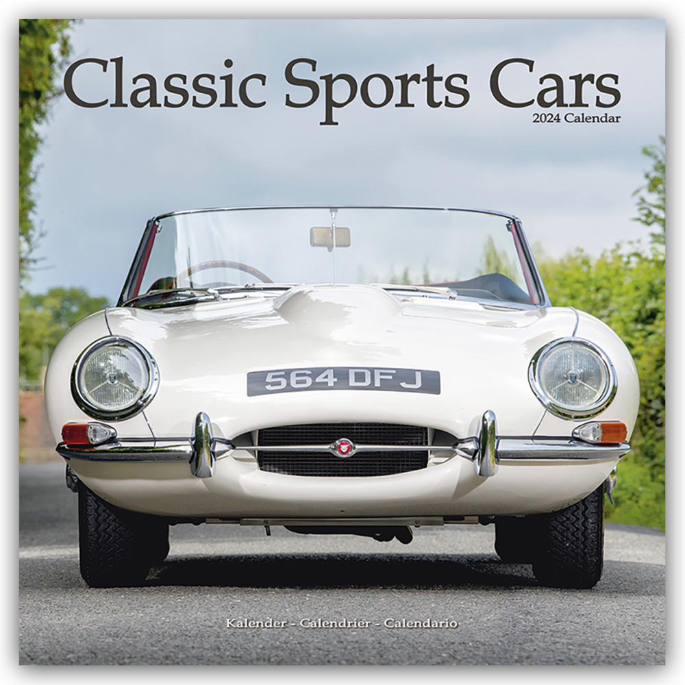 Cover: 9781804601679 | Classic Sports Cars - Sportwagen-Oldtimer 2024 - 16-Monatskalender