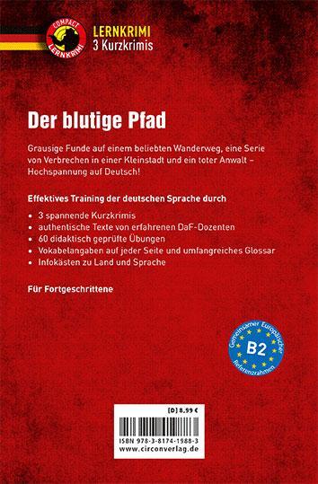 Rückseite: 9783817419883 | Der blutige Pfad | Deutsch B2 | Nina Wagner (u. a.) | Taschenbuch