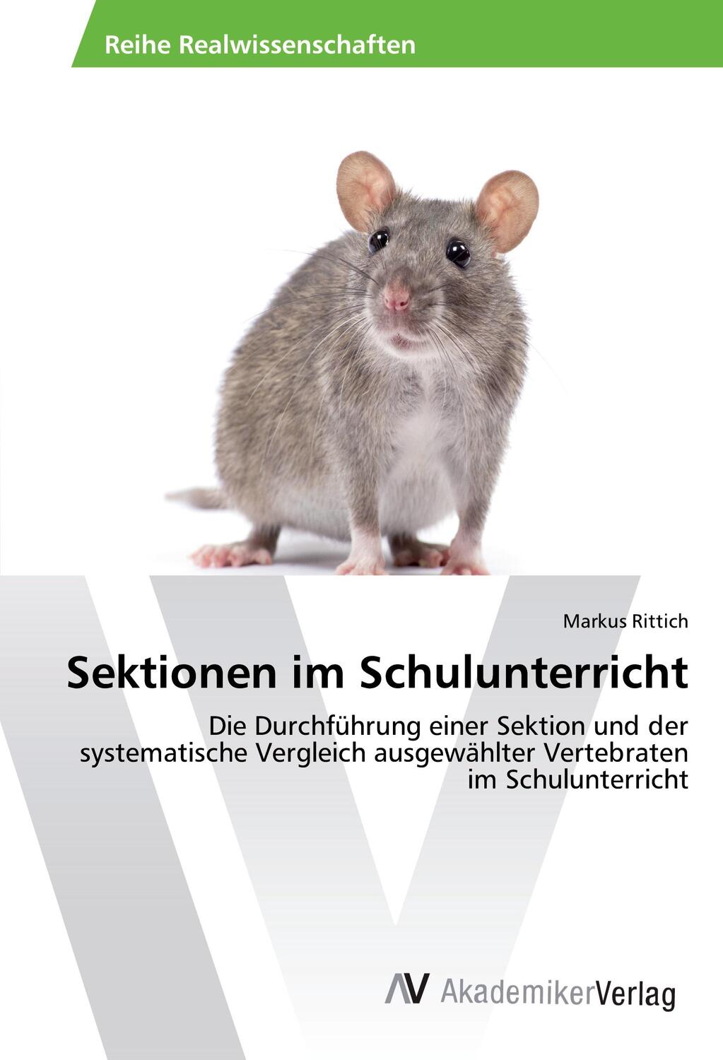 Cover: 9783639876284 | Sektionen im Schulunterricht | Markus Rittich | Taschenbuch | Deutsch