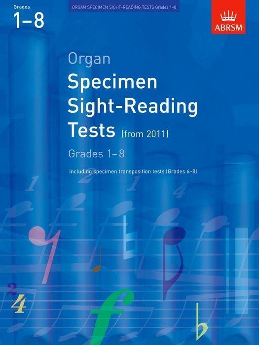 Cover: 9781848492448 | Organ Specimen Sight-Reading Tests | from 2011 Grades 18 | ABRSM