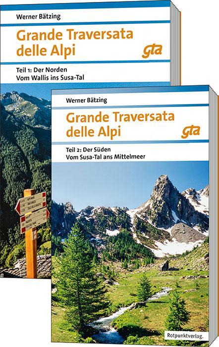 Cover: 9783039730292 | Grande Traversata delle Alpi Nord und Süd. Paket | Werner Bätzing
