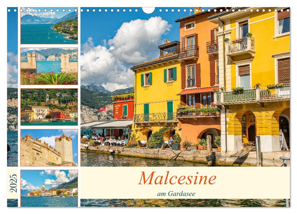 Cover: 9783435013012 | Malcesine am Gardasee (Wandkalender 2025 DIN A3 quer), CALVENDO...