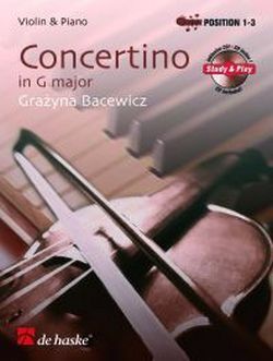 Cover: 9789043127110 | Concertino in G major | De Haske Study and Play | EAN 9789043127110