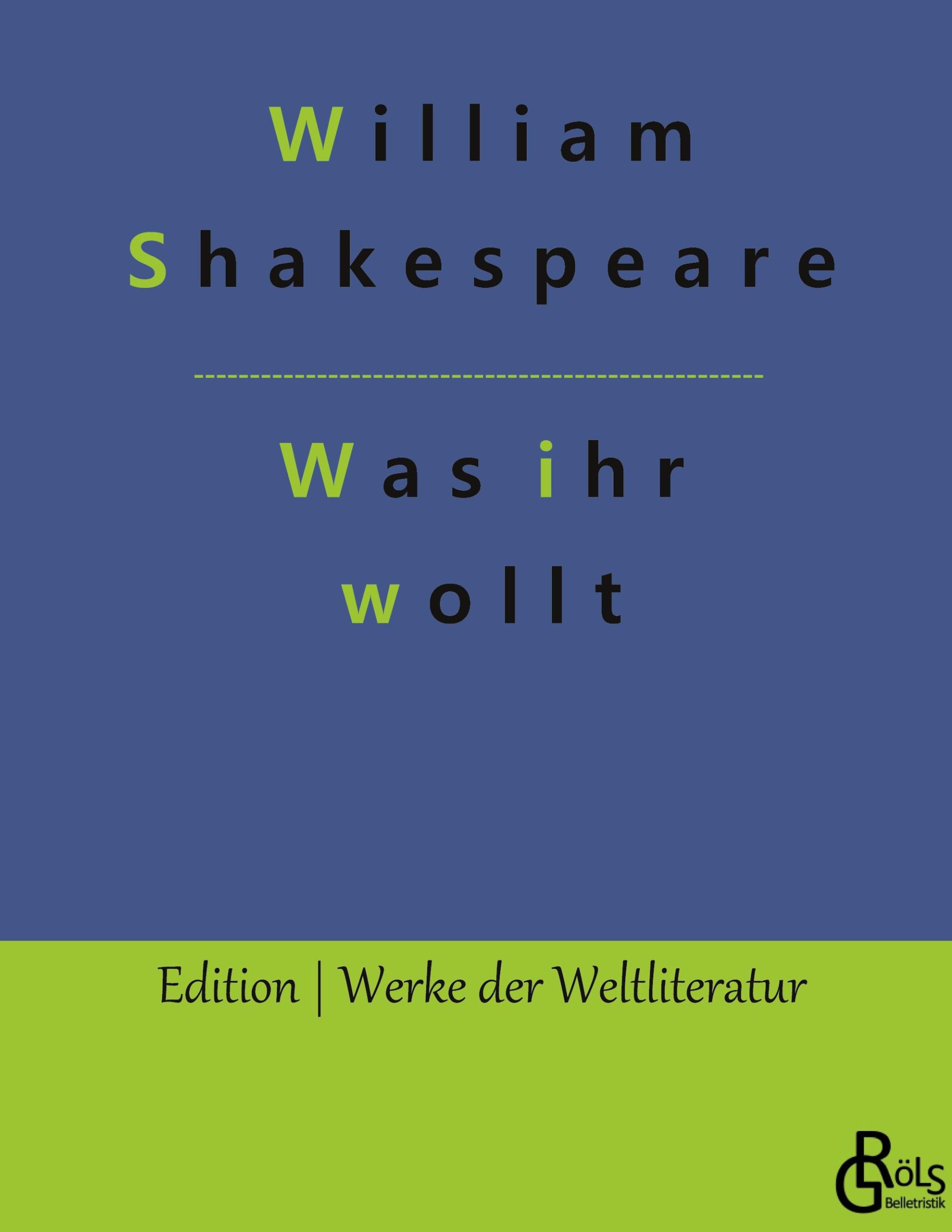 Cover: 9783988282774 | Was ihr wollt | William Shakespeare | Buch | 116 S. | Deutsch | 2022