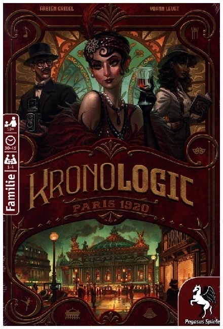 Cover: 4250231740060 | Kronologic - Paris 1920 | Fabien Gridel | Spiel | 18710G | Deutsch