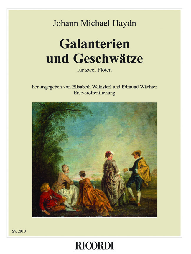 Cover: 9790204229109 | Galanterien und Geschwätze für 2 Flöten Spielpartitur | Haydn | Buch