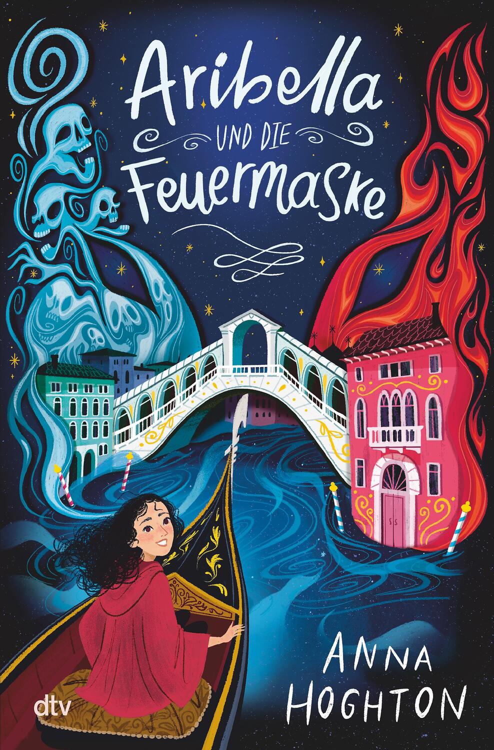 Cover: 9783423763509 | Aribella und die Feuermaske | Magisches Venedig-Abenteuer ab 10 | Buch