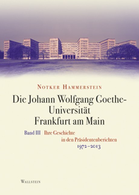 Cover: 9783835315921 | Die Johann Wolfgang Goethe-Universität Frankfurt am Main | Hammerstein