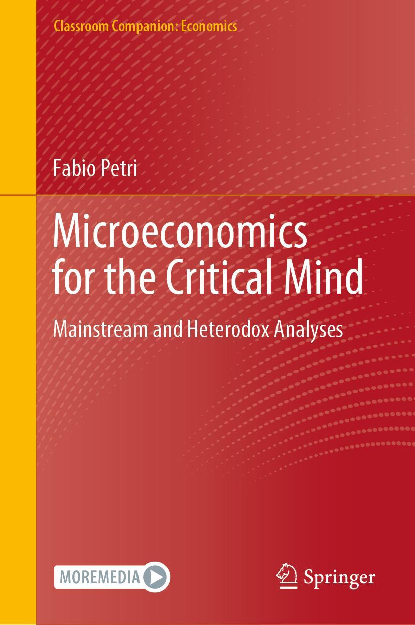 Cover: 9783030620691 | Microeconomics for the Critical Mind | Fabio Petri | Buch | 2 Bücher