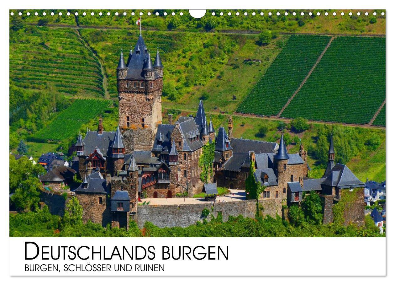 Cover: 9783435557202 | Deutschlands Burgen - Burgen, Schlösser und Ruinen (Wandkalender...