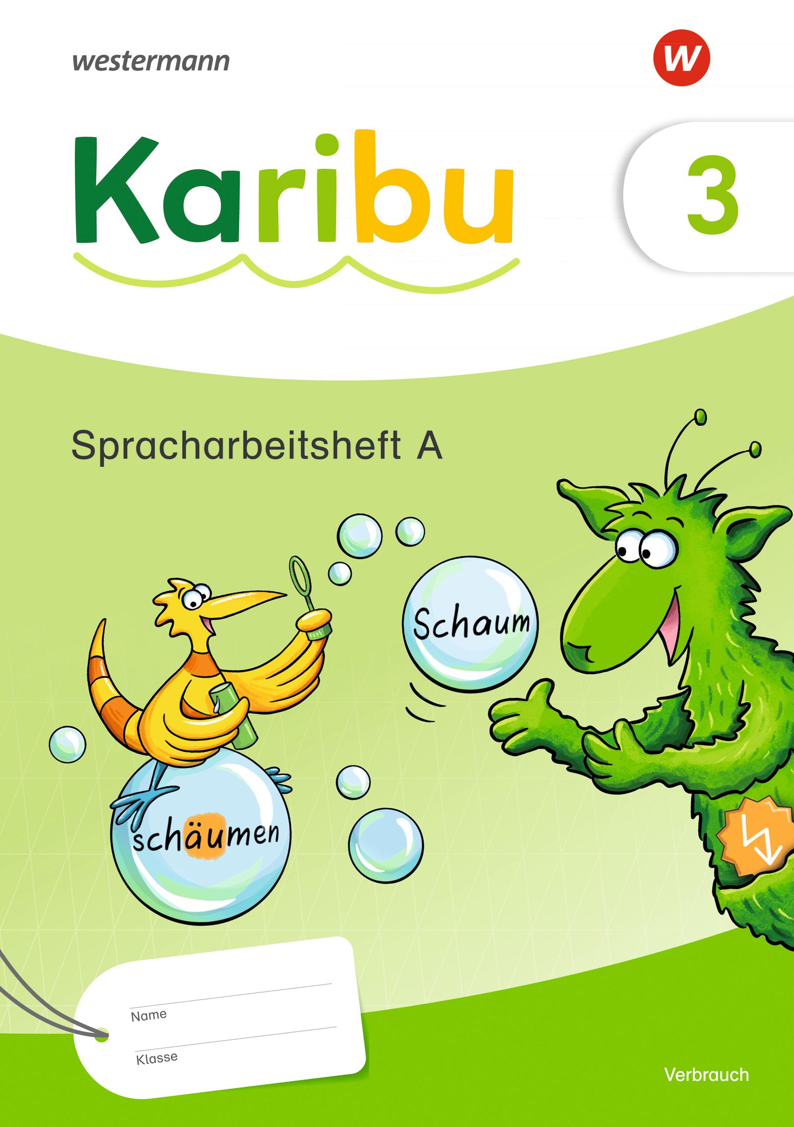 Cover: 9783141294033 | Karibu. Spracharbeitshefte 3 DS (Heft A + B) Verbrauch. Druckschrift