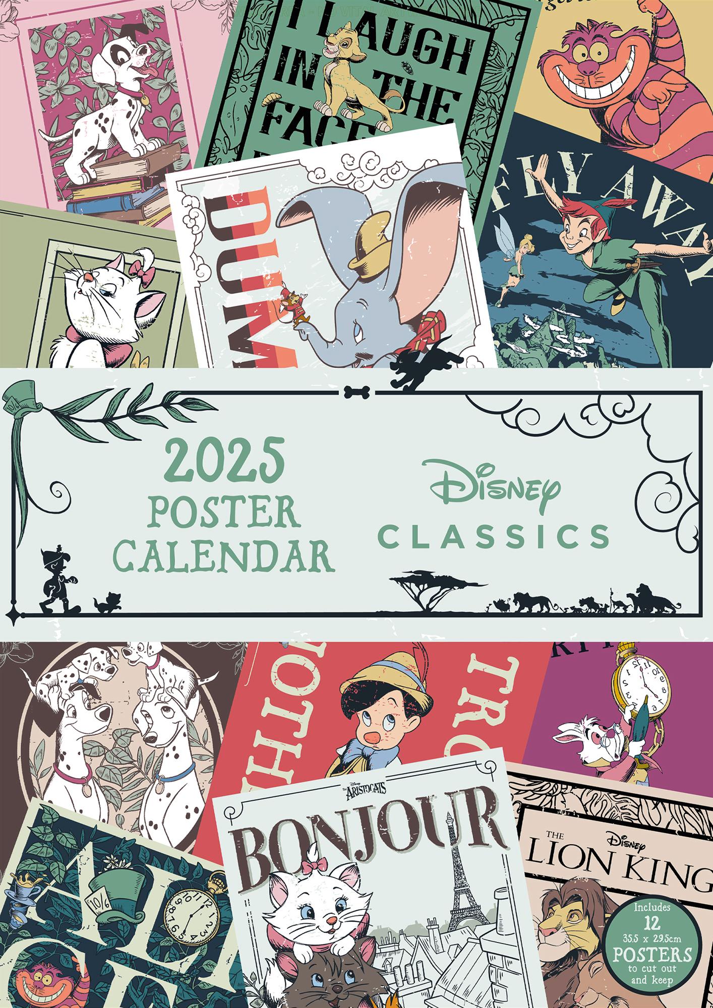 Cover: 9781804231760 | Disney Classics 2025 Wandkalender 30 x 42 cm | Kalender | 28 S. | 2025