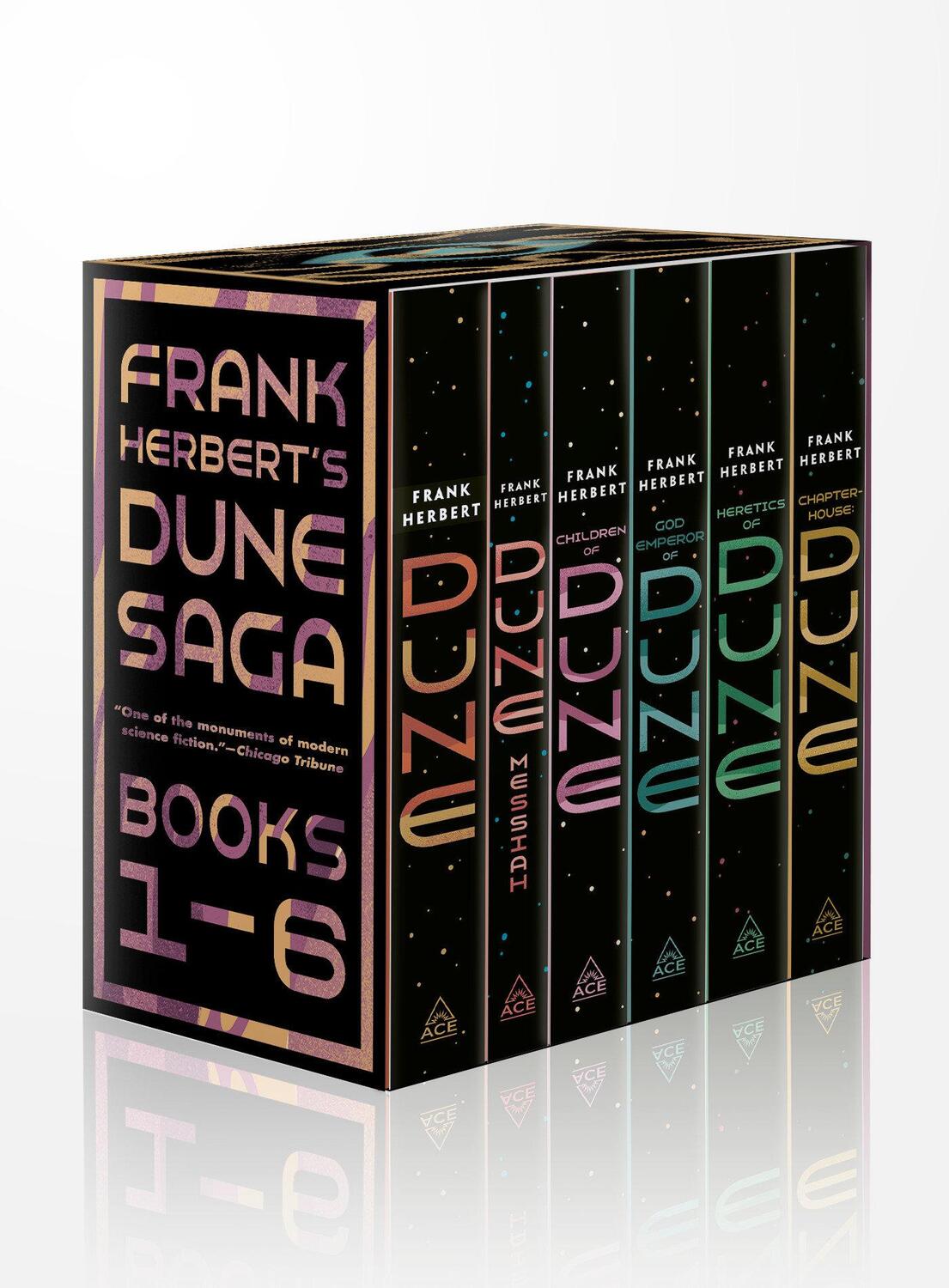 Cover: 9780593201886 | Frank Herbert's Dune Saga 6-Book Boxed Set | Frank Herbert | Box