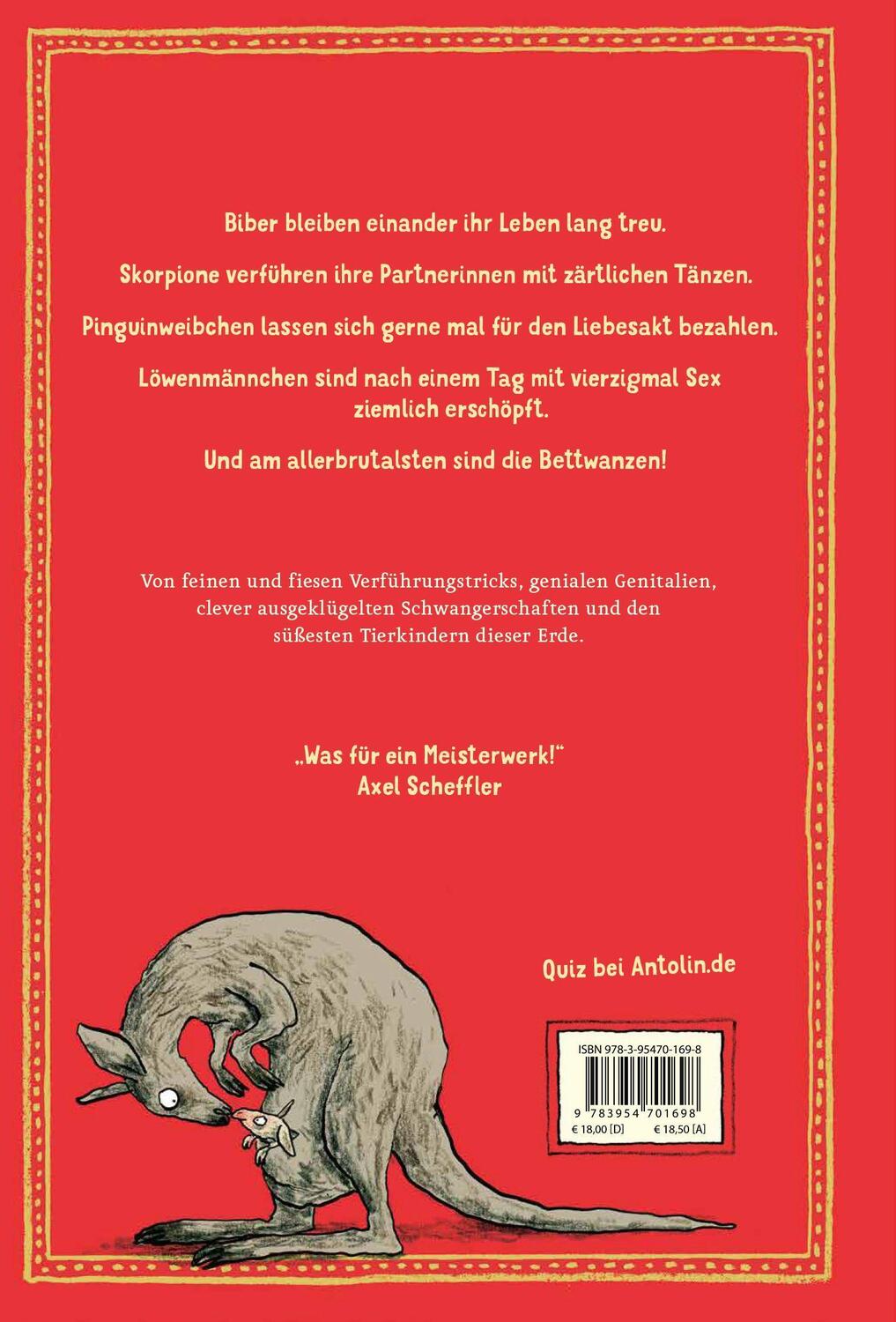 Bild: 9783954701698 | Das Liebesleben der Tiere | Katharina von der Gathen | Buch | Deutsch