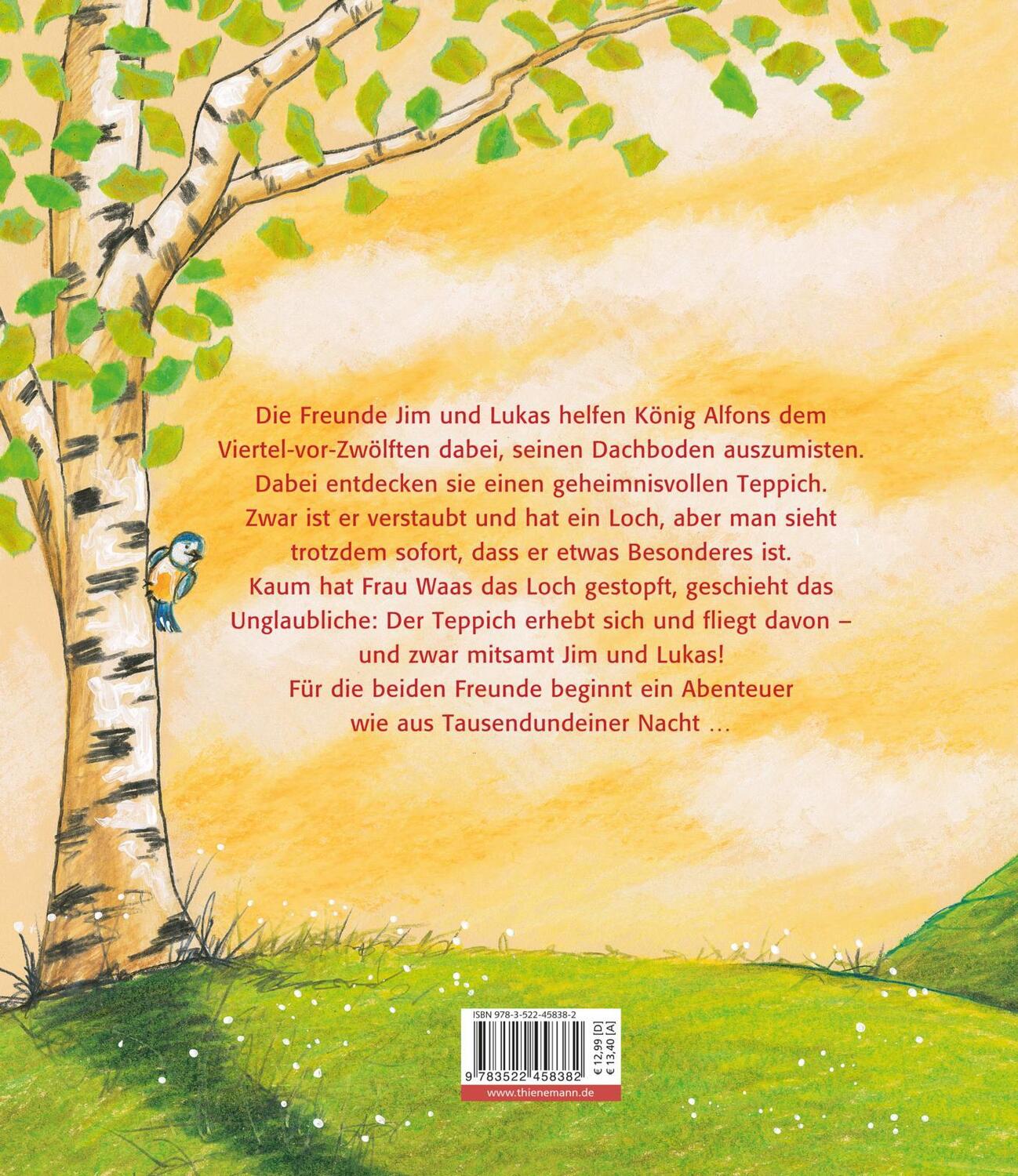 Rückseite: 9783522458382 | Jim Knopf und der fliegende Teppich | Michael Ende (u. a.) | Buch