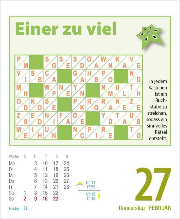 Bild: 9783731877387 | Gehirnjogging 2025 | Verlag Korsch | Kalender | 328 S. | Deutsch