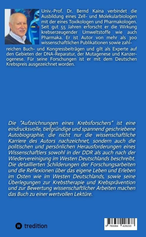 Rückseite: 9783384428233 | Im Osten und im Westen - Aufzeichnungen eines Krebsforschers | Kaina