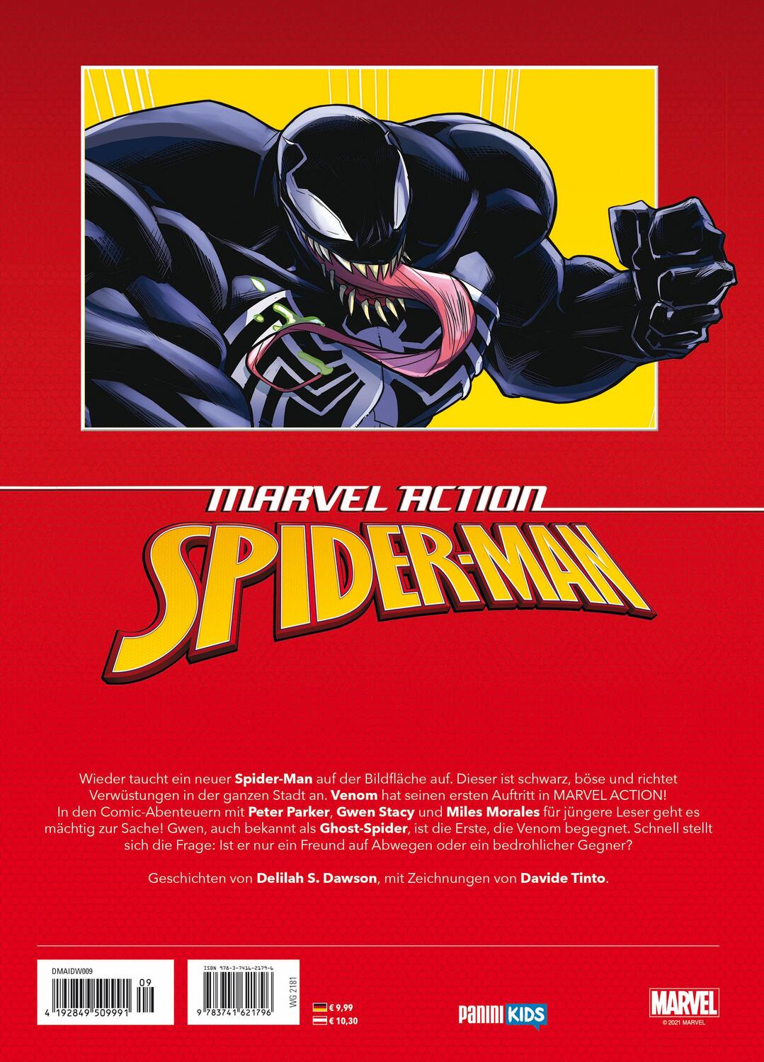 Rückseite: 9783741621796 | Marvel Action: Spider-Man | Bd. 4: Ärger mit Venom | Dawson (u. a.)
