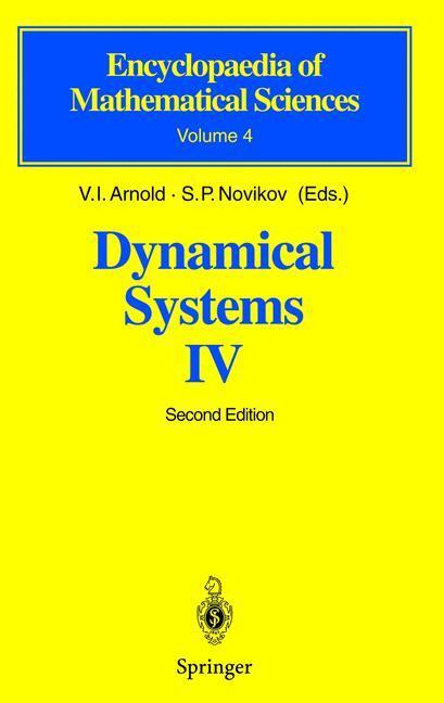 Cover: 9783540626350 | Dynamical Systems IV | Symplectic Geometry and its Applications | Buch